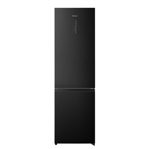 Hisense, NoFrost, 336 L, 201 cm, juodas - Šaldytuvas RB440N4AFD