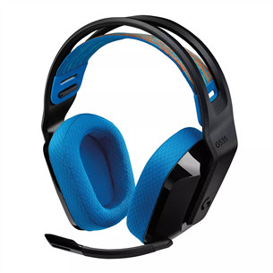 Belaidės ausinės Logitech G535 LIGHTSPEED Wireless Gaming Headset, juoda/mėlyna