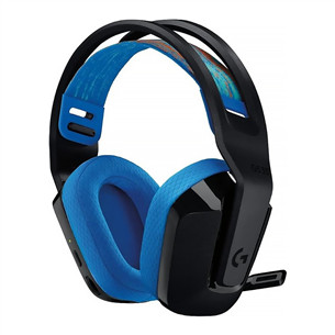 Belaidės ausinės Logitech G535 LIGHTSPEED Wireless Gaming Headset, juoda/mėlyna