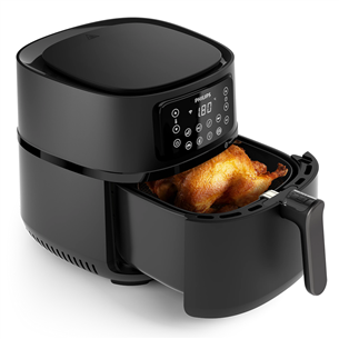 Gruzdintuvė +2 priedai Philips Airfryer 5000 series XXL Connected, 7,2 L, 2000 W, juoda
