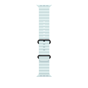 Dirželis Apple Ocean Band, 49 mm, black titanium, ice blue MYP83ZM/A