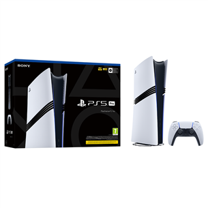 Sony PlayStation 5 Pro, balta - Žaidimų konsolė