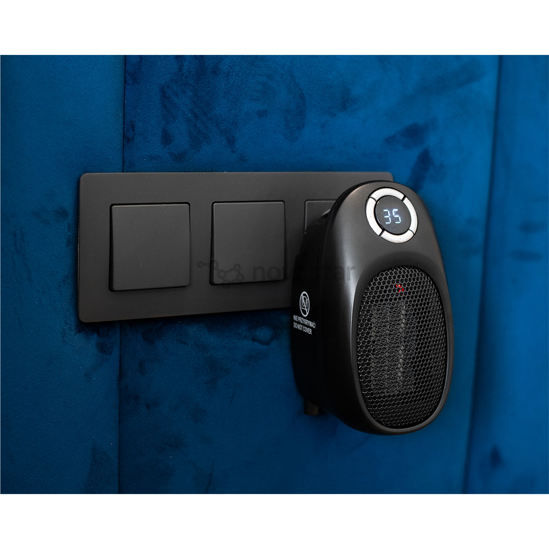 Adler, 1500 W, black - Heater