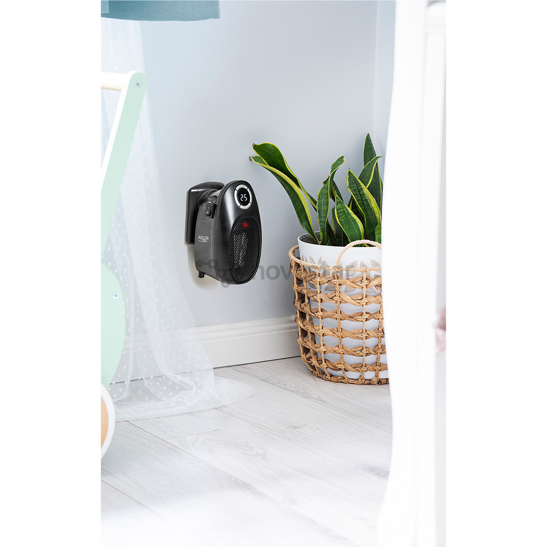 Adler, 1500 W, black - Heater