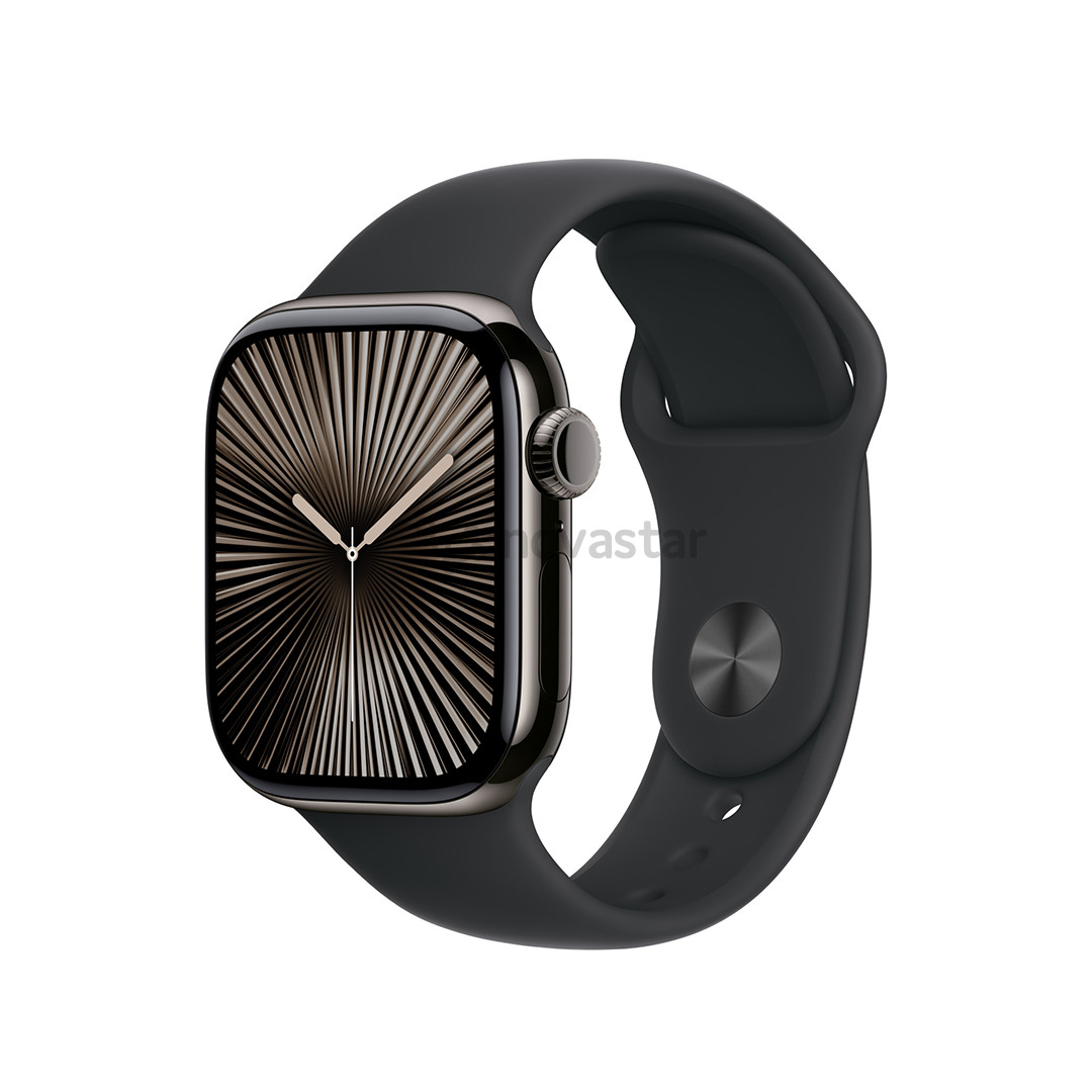Dirželis Apple Sport Band, 42 mm, S/M, juodas