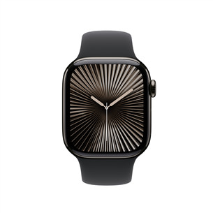 Dirželis Apple Sport Band, 42 mm, S/M, juodas