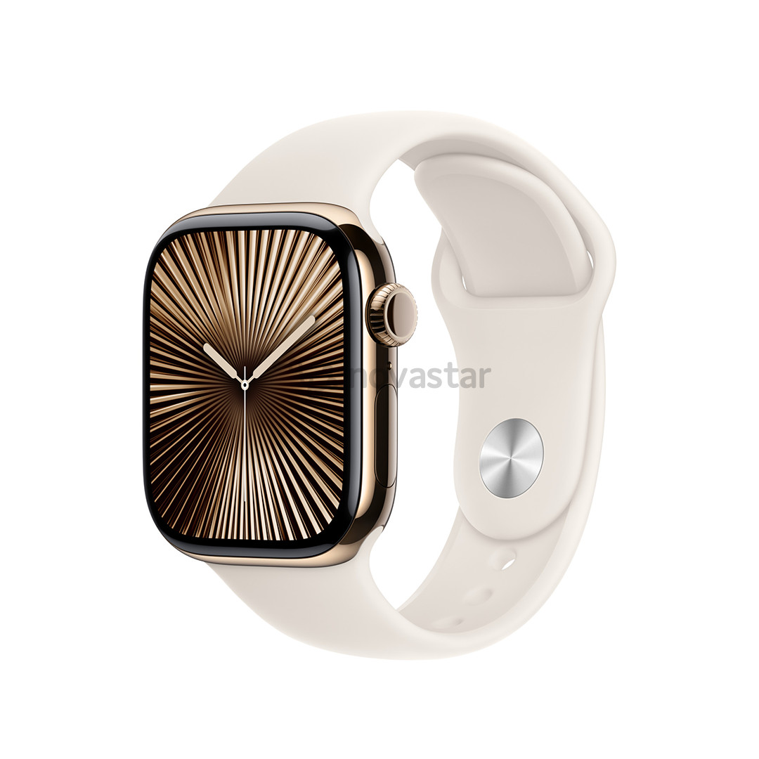 Dirželis Apple Sport Band, 42 mm, S/M, starlight