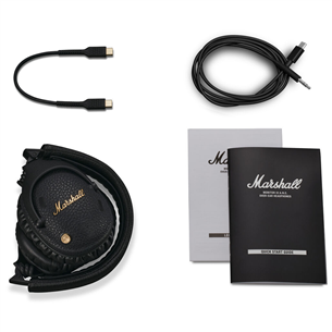 Belaidės ausinės Marshall Monitor III A.N.C, juodos