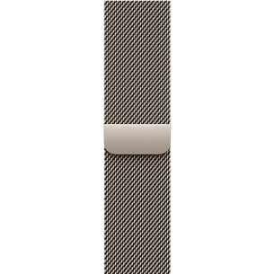 Dirželis Apple Milanese Loop, 46mm, M/L, natural stainless steel MXMQ3ZM/A