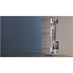 Shark Detect Clean & Empty, baltas - Belaidis dulkių siurblys