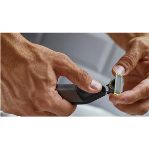Philips OneBlade Pro 360 Veidui + kūnui, tamsiai pilkas - Hibridinis skustuvas