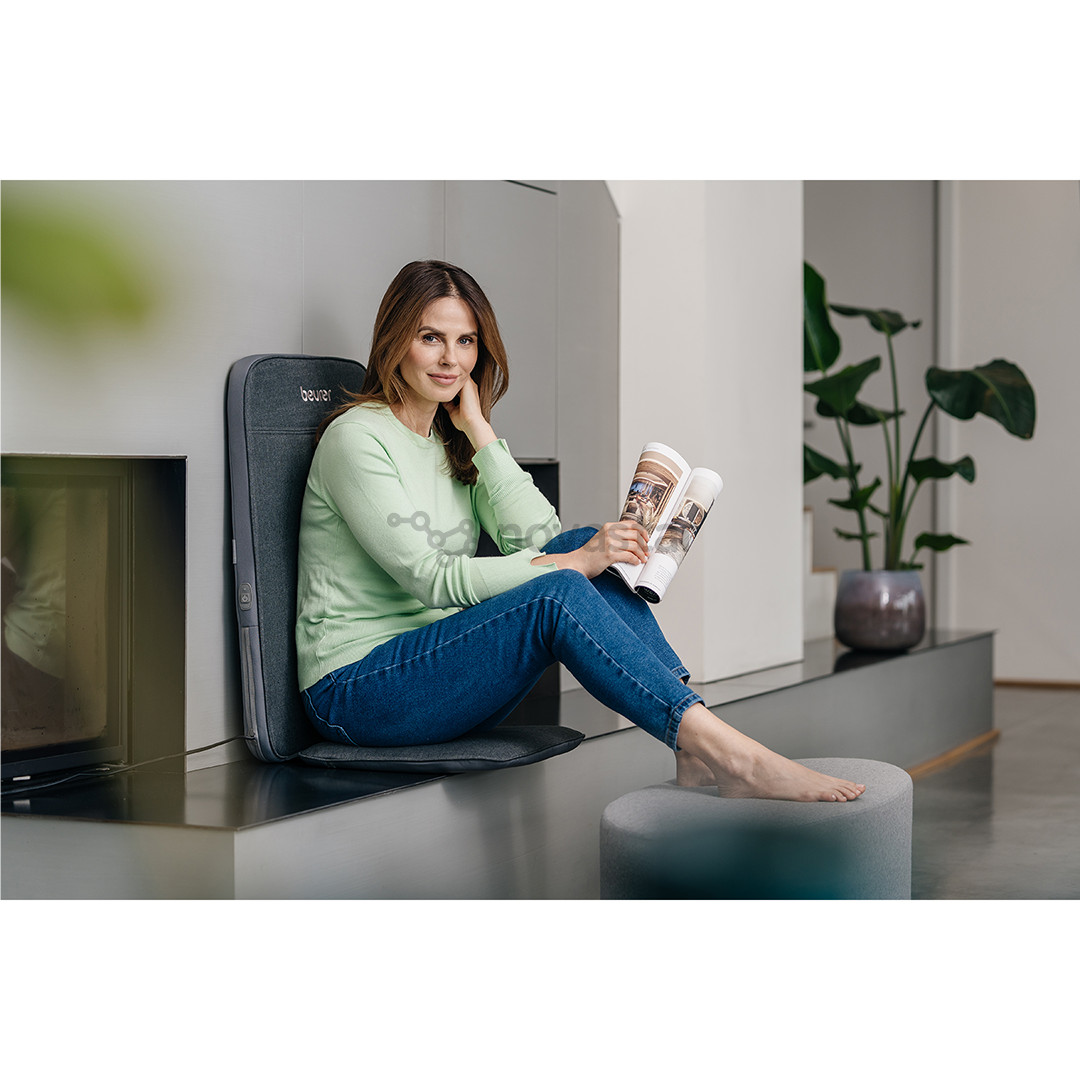 Masažinė sėdynė Beurer Shiatsu+, pilka