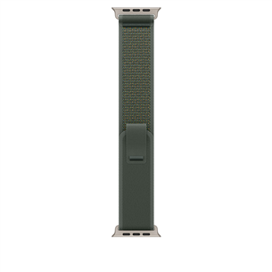Apple Trail Loop, 49 mm, M/L, natural titanium, green - Watch band MXTP3ZM/A