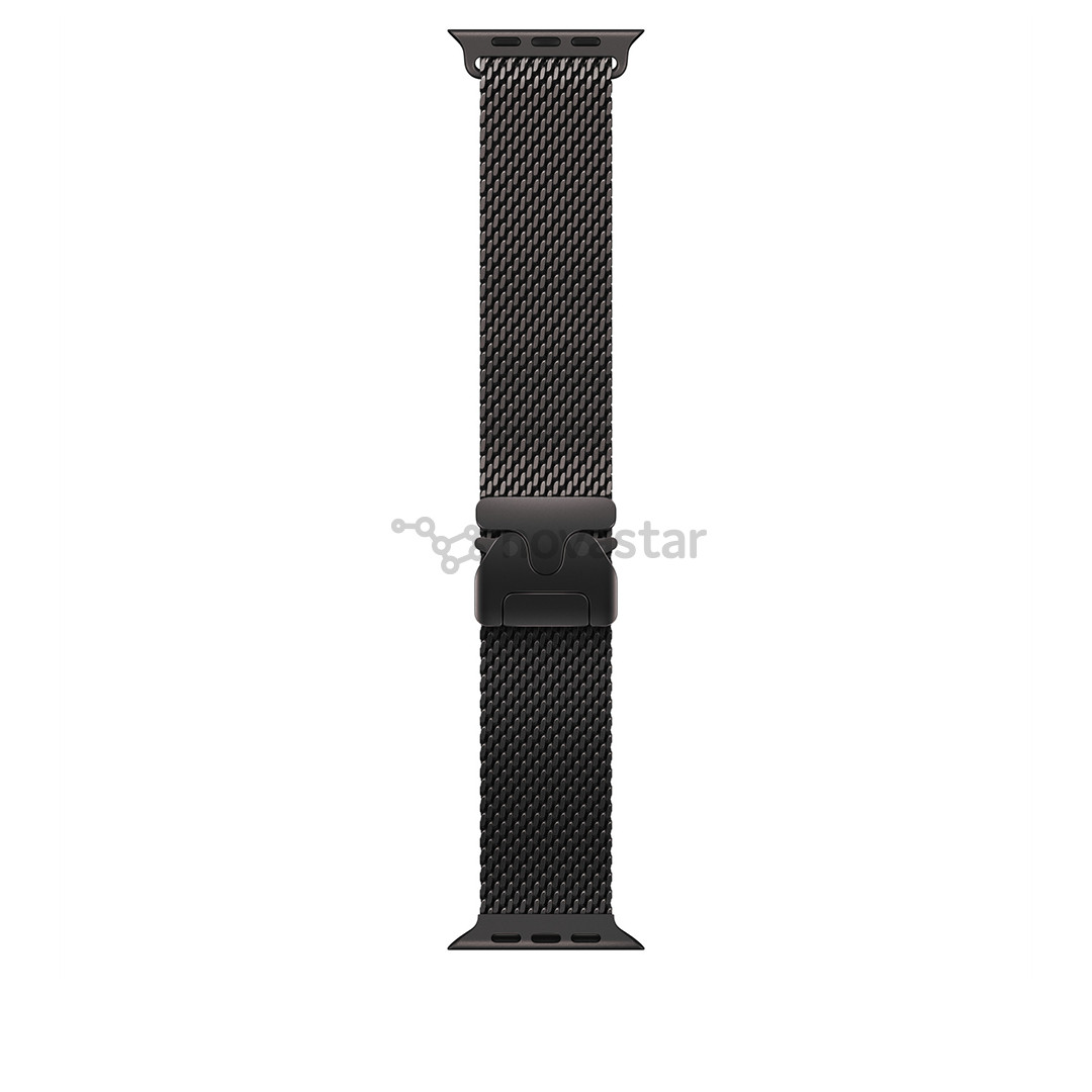 Apple Milanese Loop, 49 мм, Medium, черный титан - Ремешок для часов