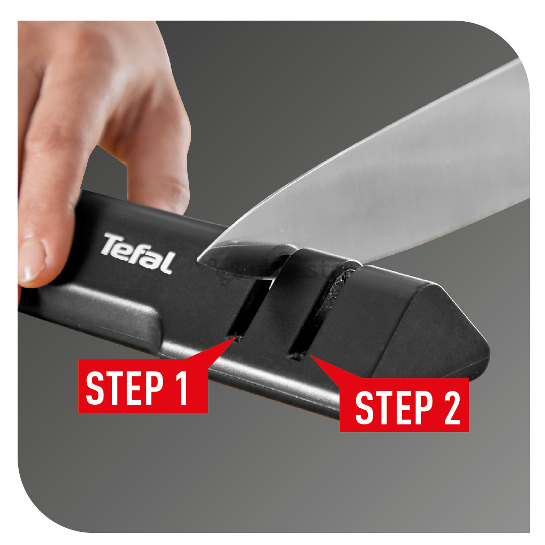 Tefal Essential 19x6 см, черный - Точилка для ножей