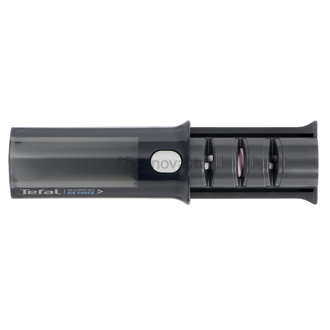 Peilių galąstuvas Tefal Ice Force, 12.5x5.9 cm, juodas