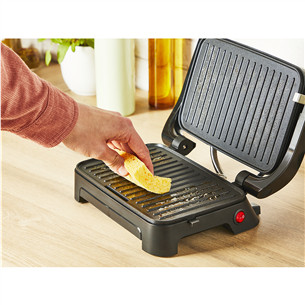 Tefal Inicio Compact, 1000 Вт, нержавеющая сталь – Компактный гриль