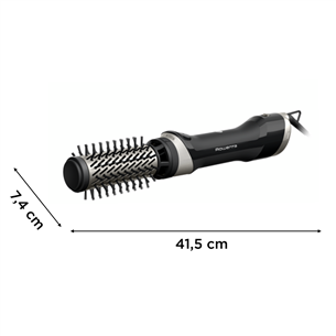 Plaukų formavimo šukos Rowenta Brush Activ, 1000 W, juodos