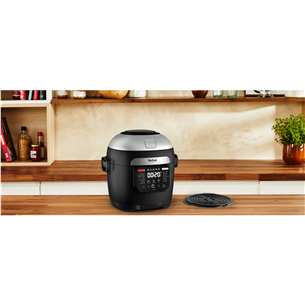 Karšto oro gruzdintuvė ir multifunkcinis puodas Tefal Actifry, 6 L, 1334 W, juodas