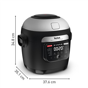Tefal Actifry, 6 L, 1334 W, juodas - Karšto oro gruzdintuvė ir multifunkcinis puodas
