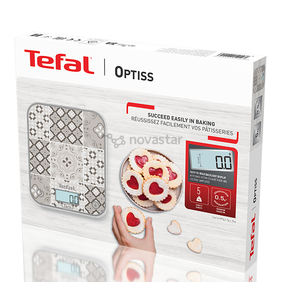 Tefal Optiss, mozaika - Virtuvinės svarstyklės