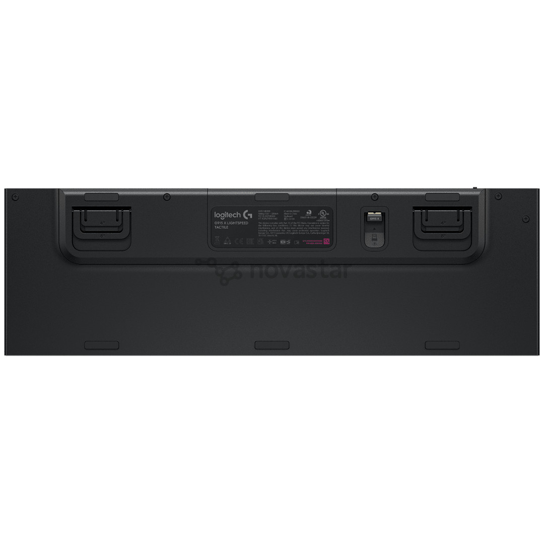 Logitech G915 X Lightspeed, tactile, US, juoda - Belaidė klaviatūra