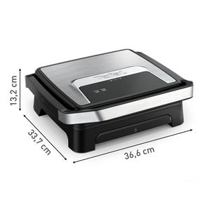 Tefal Inicio, 2000 W, nerūdijantis plienas - Elektrinis grilis