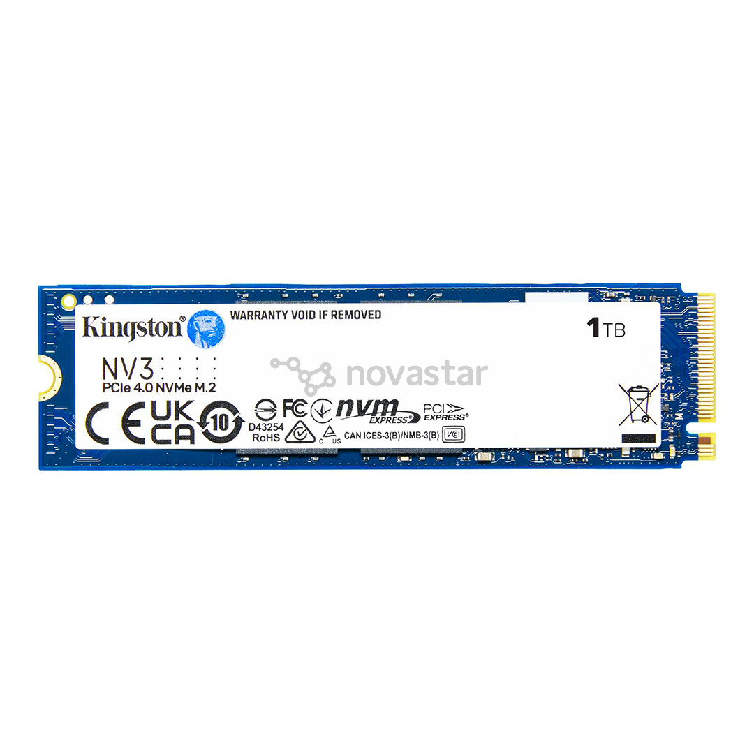 SSD diskas Kingston NV3, 1 TB, M.2, PCIe 4.0, mėlynas