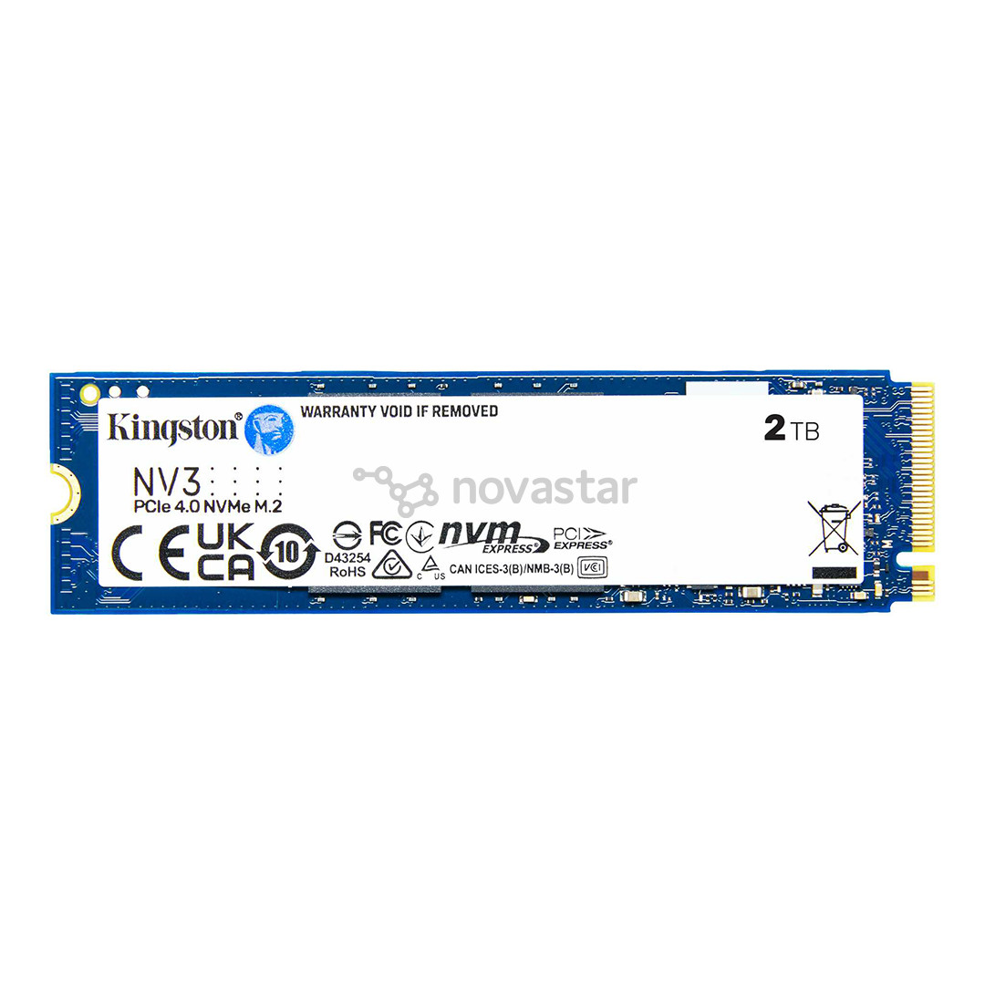 SSD diskas Kingston NV3, 2 TB, M.2, PCIe 4.0, mėlynas