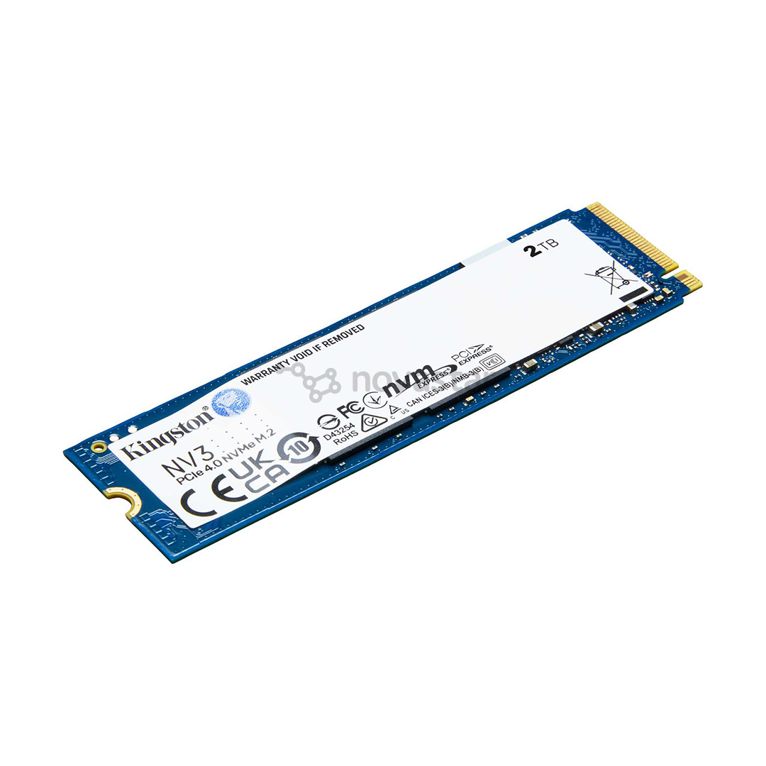 SSD diskas Kingston NV3, 2 TB, M.2, PCIe 4.0, mėlynas