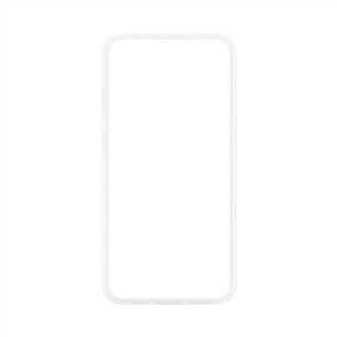 Dėklas Samsung Flipsuit Case, Galaxy S24 FE, skaidrus/raudonas