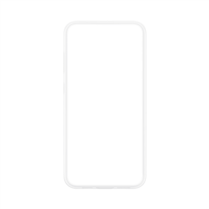 Dėklas Samsung Flipsuit Case, Galaxy S24 FE, skaidrus/raudonas