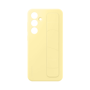Dėklas Samsung Standing Grip Case, Galaxy S24 FE, geltonas