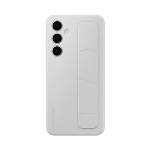 Dėklas Samsung Standing Grip Case, Galaxy S24 FE, pilkas EF-GS721CJEGWW