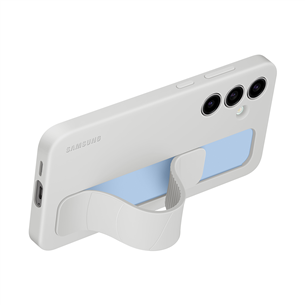 Dėklas Samsung Standing Grip Case, Galaxy S24 FE, pilkas