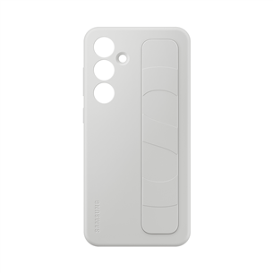 Dėklas Samsung Standing Grip Case, Galaxy S24 FE, pilkas