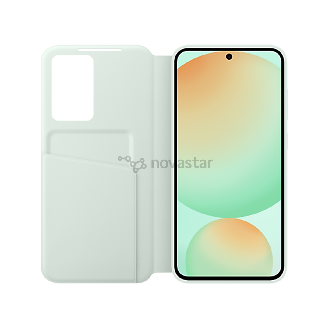 Samsung Smart View Wallet, Galaxy S24 FE, светло-зеленый - Чехол