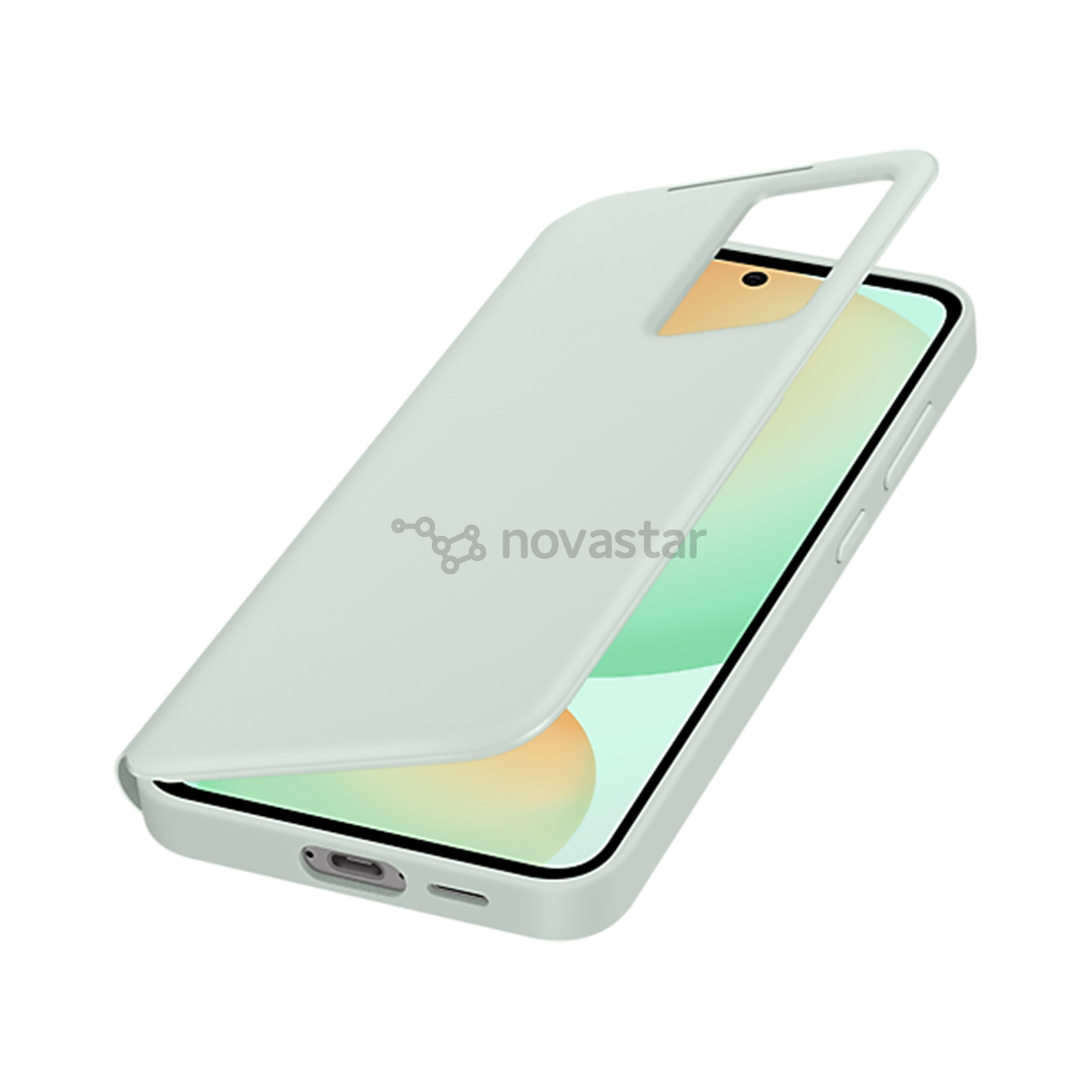 Samsung Smart View Wallet, Galaxy S24 FE, светло-зеленый - Чехол