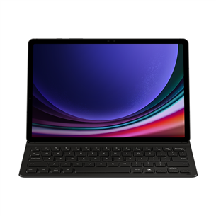 Klaviatūra-dėklas Samsung Book Cover Keyboard Slim, Galaxy Tab S9 / S9 FE, juoda