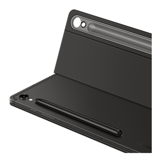 Klaviatūra-dėklas Samsung Book Cover Keyboard Slim, Galaxy Tab S9 / S9 FE, juoda
