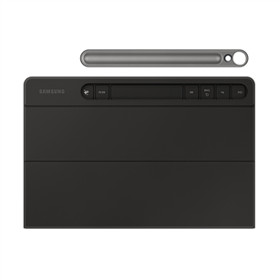 Klaviatūra-dėklas Samsung Book Cover Keyboard Slim, Galaxy Tab S9 / S9 FE, juoda