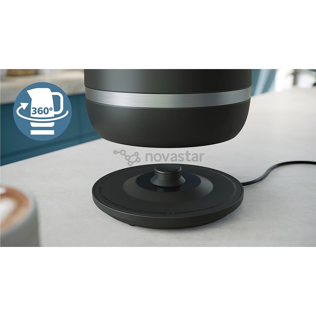 Philips 7000 Series, 2200 W, 1.7 L, black - Kettle