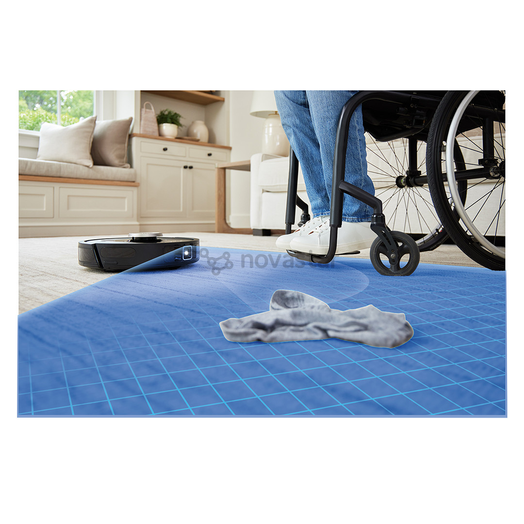 Dulkių siurblys robotas  Shark Power Detect, juodas