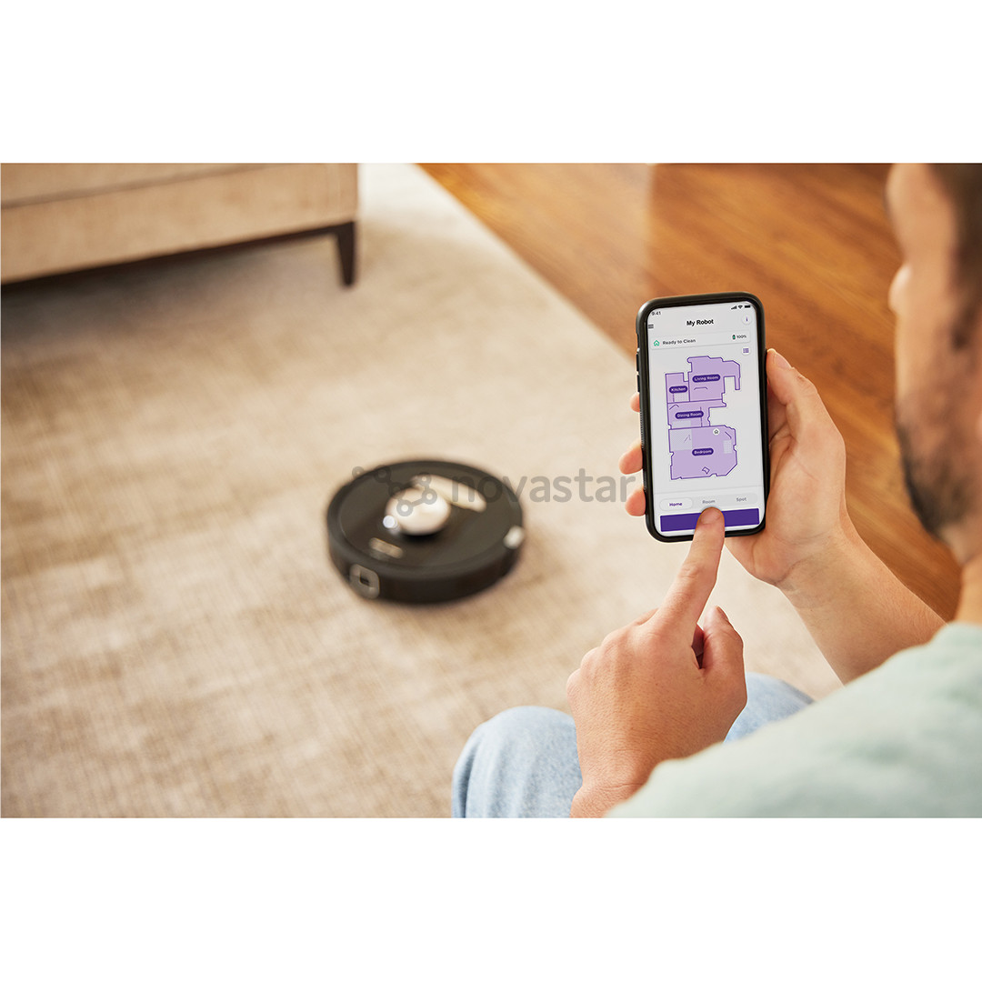 Dulkių siurblys robotas  Shark Power Detect, juodas