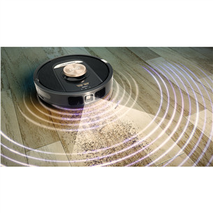 Dulkių siurblys robotas  Shark Power Detect, juodas