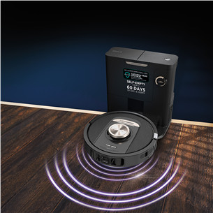 Dulkių siurblys robotas  Shark Power Detect, juodas