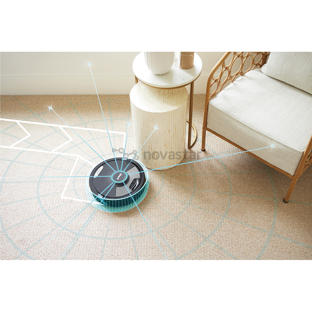 Dulkių siurblys robotas su savaime išsituštinančiu pagrindu  Shark Matrix Plus, Wet & Dry, juodas