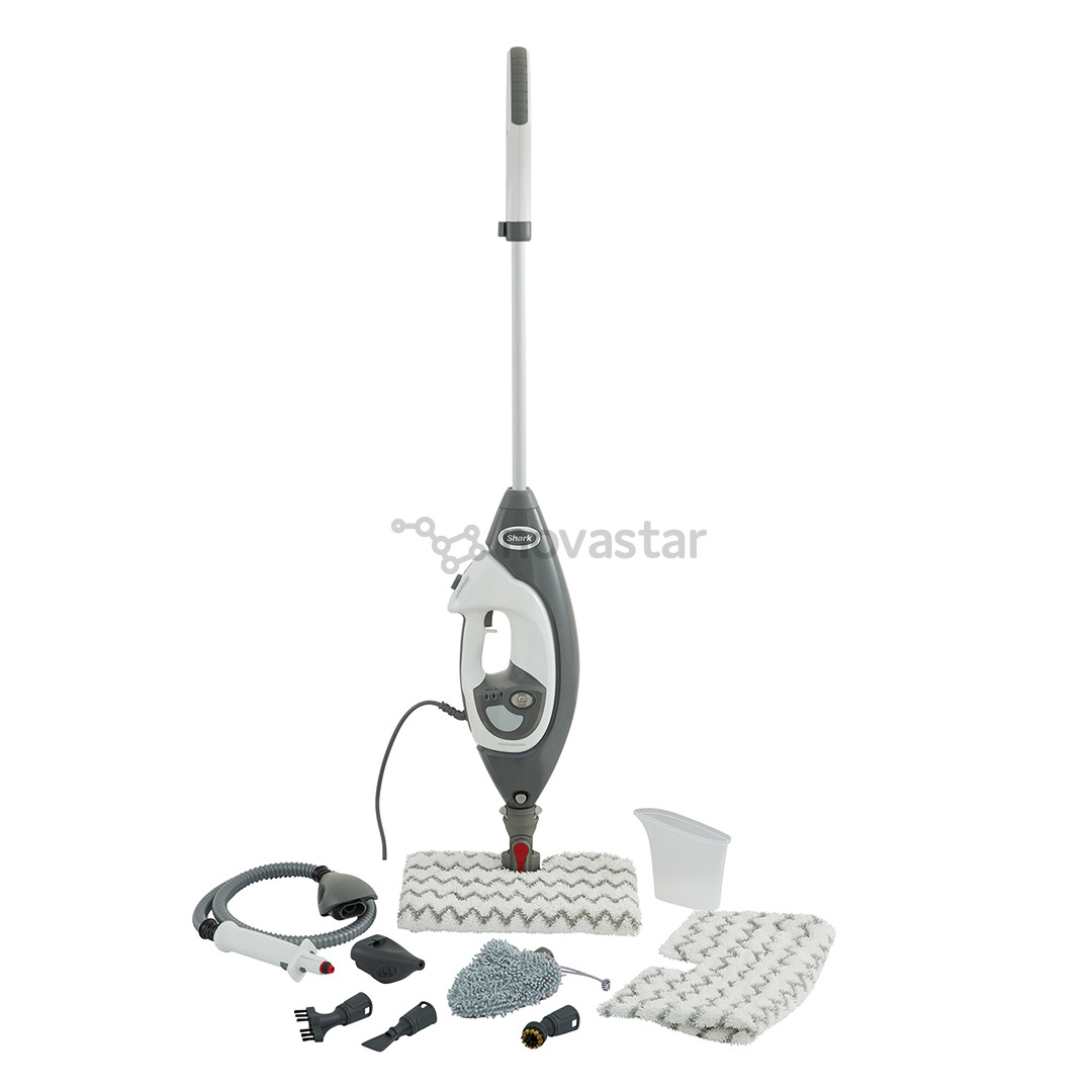 Shark Klik n’ Flip, baltas/pilkas - Garų valiklis