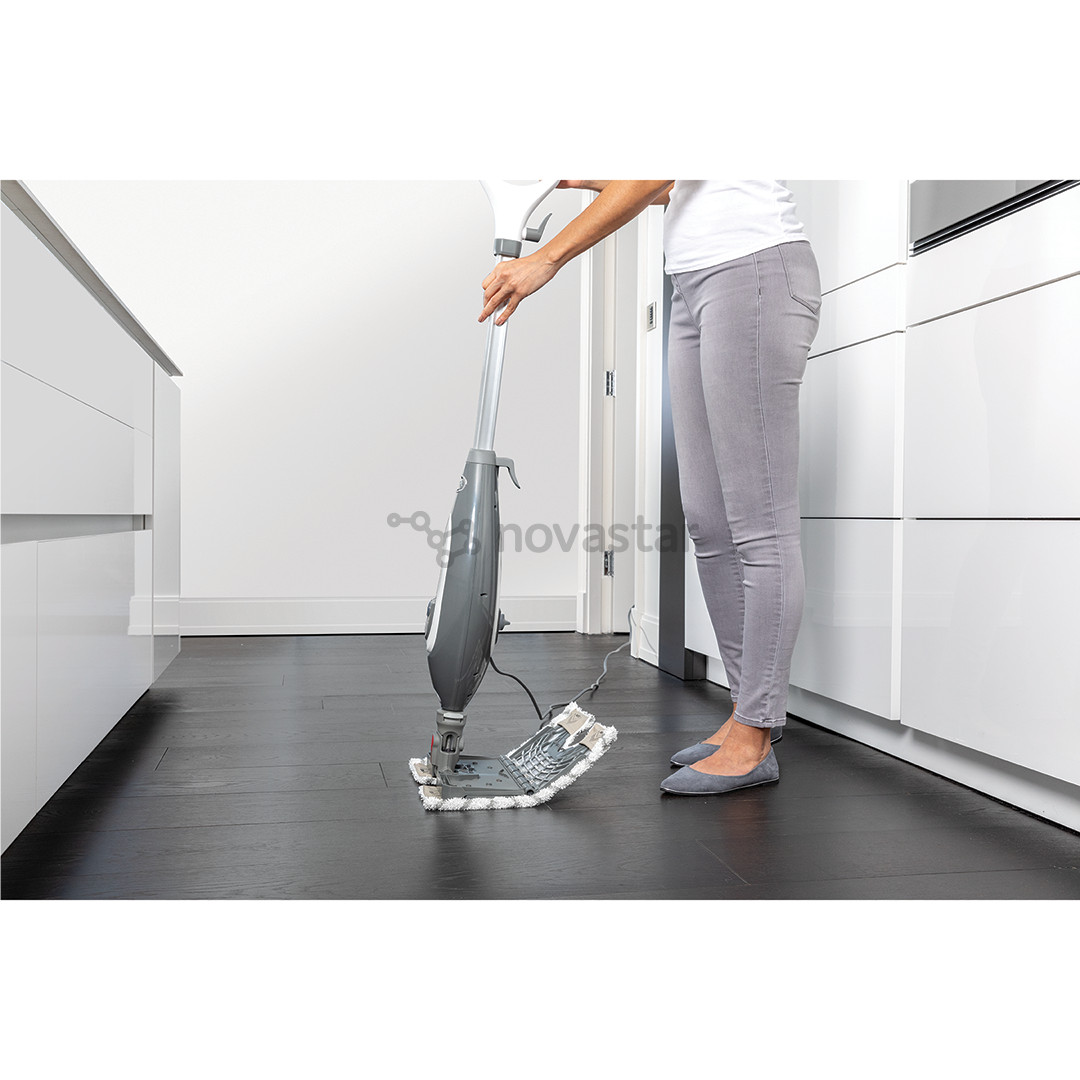 Shark Klik n’ Flip, baltas/pilkas - Garų valiklis