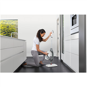 Shark Klik n’ Flip, baltas/pilkas - Garų valiklis